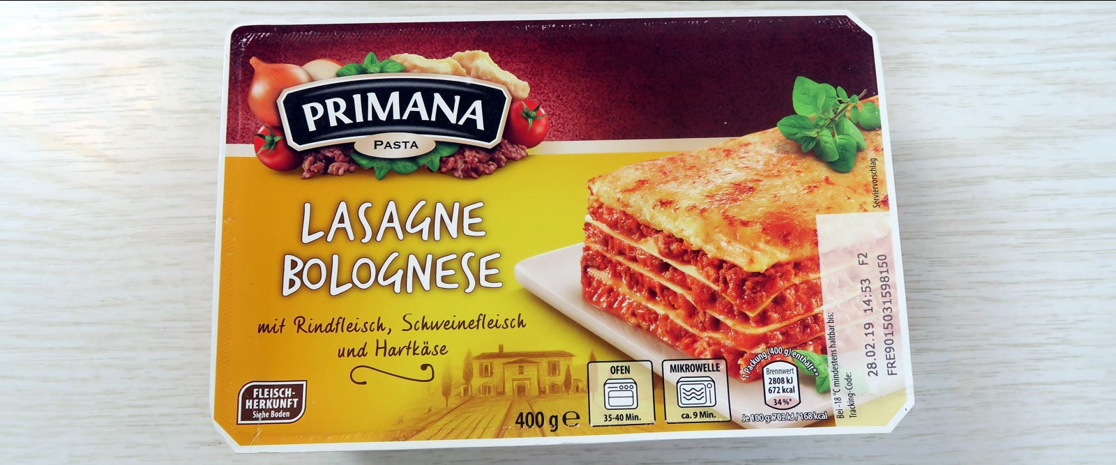 Primana Lasagne Bolognese